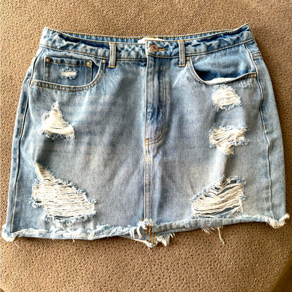 Denim skirt